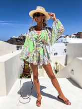 Traje de dos piezas de top y pantalón de playa